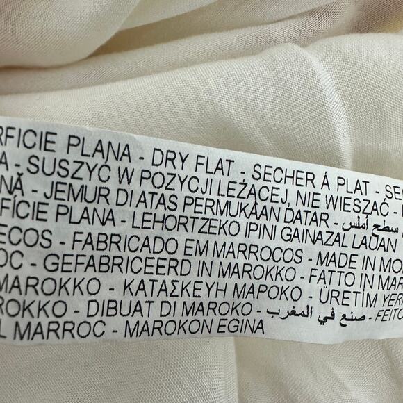 Zara Womens Skater Babydoll Sleeveless Yellow/Pink Floral Mini Dress Medium - Picture 10 of 11